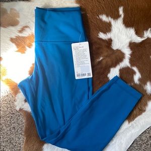 lululemon wunder under blue 12 Nwt